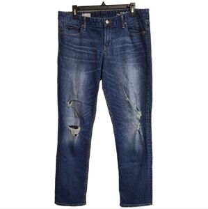 Gap straight leg jeans women's 14 / 32 regular distressed jeans women's 14 jeans